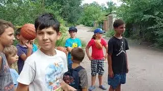 Mariupol Watermelon Day, all the kids are delighted