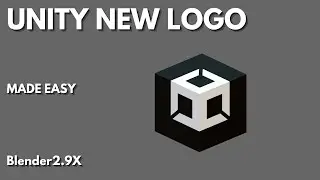 making unity logo in blender 2.9x