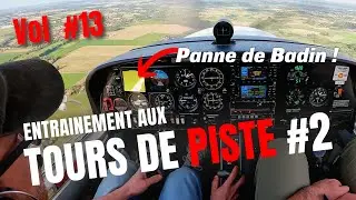 LAPL Vol 13 avec ATC  : Pannes et Tours de Piste 26 LFQQ en Diamond DA40 TDI