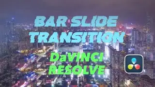 Bar Slide Transitions for DaVinci Resolve