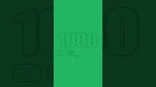 1k subscriber complete green screen animation 