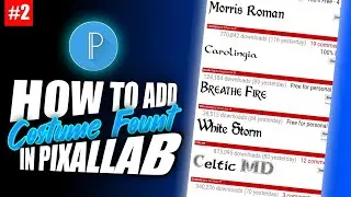 🔥How to Add Custom Fonts in Pixallab | How to Add Fonts in Pixallab | Pixallab Custom Fonts