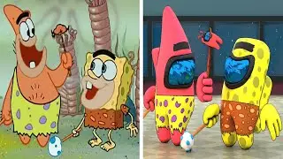 SpongeBob VS Among Us (all parts)