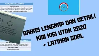 GAMBARAN KISI-KISI UTBK 2020, LENGKAP DAN DETAIL!