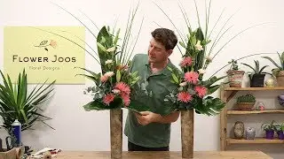 How To Make Matching Altar Arrangements