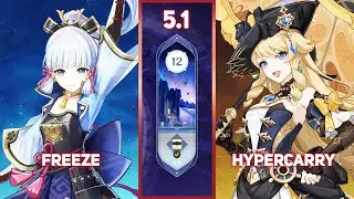 [Genshin Impact - Abyss 5.1] Freeze Ayaka x Hypercarry Navia