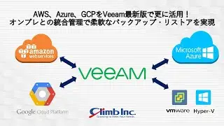 AWS、Azure、GCPをVeeam最新版で更に活用！オンプレとの統合管理で柔軟なバックアップ・リストアを実現
