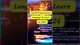 Top 10 Programming Languages||Top 10 Programming Languages 2024