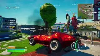 Fire Hydrant vs Car in Fortnite (FULL HD)