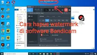 Cara menghilangkan watermark di software Bandicam