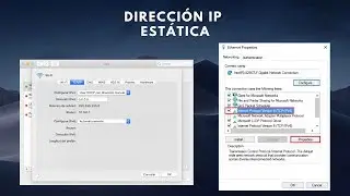 Configurar IP estática Windows 10, macOS Mojave