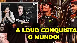 MELHORES MOMENTOS E REAÇÕES DO TÍTULO DA LOUD NO VALORANT CHAMPIONS!