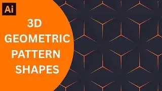 Geometric 3D Pattern in Illustrator With Basic Shapes | Quirky Graphic Academy