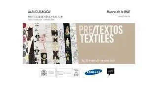 Modenschau, Pretextos textiles - Exposición BNE 2015