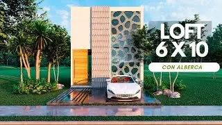 Loft Moderno de 6x10 Metros / Modern Loft 6x10 mts