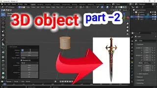 PART-2 |How To Make Talwal 3D video Editing software Blender model character Blender Animate course