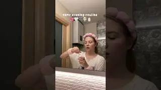 asmr night routine #aesthetic #nightroutine #skincare #asmr
