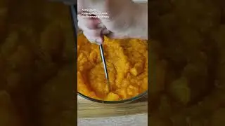Тыквенное пюре для выпечки🔥 Простой рецепт тыквенного пюре в духовке🔥#тыквенноепюре#тыкварецепты