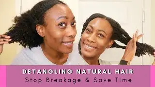 Prevent Hair Breakage and Cut Wash Day Time In Half - Detangling Dry Matted Hair in 20 Mins