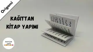 Kağıttan Kitap Yapımı 📑 | Origami