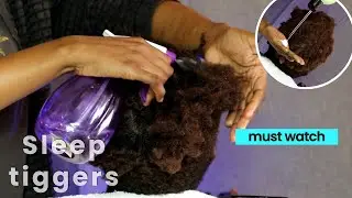 ASMR | Satisfying Video that will make you Sleep | Hair Treatment | No Talking