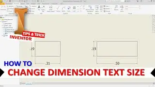 Inventor How To Change Dimension Text Size Tutorials