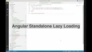Angular Standalone Lazy Loading