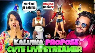 Biggest Youtube Live Streamer😱Girl Vs Kaluwa On Live Stream Open Challenge आजा Noob😤1 vs 4 में !!