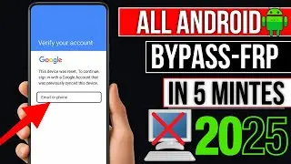 🔒 Factory Reset Protection Bypass (Bypass FRP Google) | Bypass FRP Without PC | New Method 2025