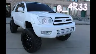 LIFTED TOYOTA 4RUNNER on 22x12s and 35s | @_4R33