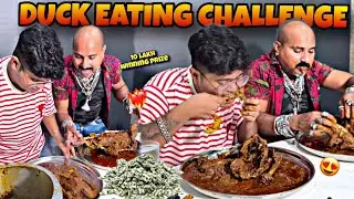 6 KG Duck Eating Challenge With @ChickenLegPiece 😱🍗|Kanda Lovers|