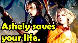 Resident Evil 4 Remake - Ashely actually helps you!