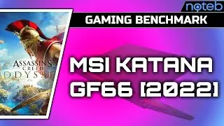 MSI KATANA GF66 (2022) - Assassin's Creed Odyssey Gameplay Test (i5-12500H, RTX 3050)