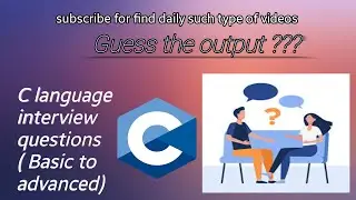 Find Output in C #22