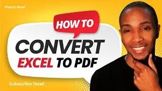 How to Convert Excel to PDF
