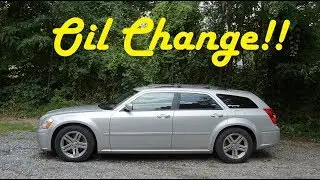 Oil change on a 2005 Dodge Magnum RT 5.7l hemi 