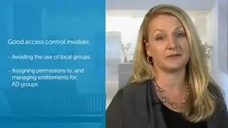 Use Active Directory groups to manage access control