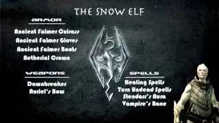 Skyrim Character Builds: The Snow Elf