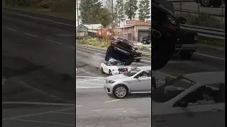 Ram TRX LAUNCH OVER TOP OF A COPS VEHICLE!!!!!!!