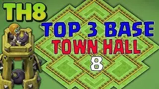 BEST TOP 3 TOWN HALL 8 TROPHY BASE 2018!TH8 BASE BEST TROPHY PUSHING LAYOUTS WITH ANTI DEFENSE CLASH