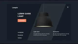Adobe XD Landing Page Web UI Design Tutorial  For Beginners | How To Design Website In Adobe XD