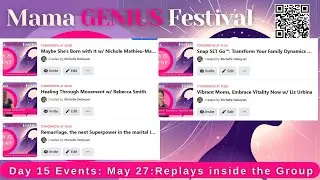 Day 15: Empower Your Journey at the Mama Genius Hub Festival!