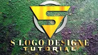 S logo designe video tutorial #how to design a logo