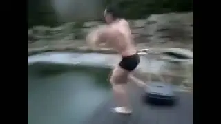 Жопой об лед Сломал Жопу Удар Жопой