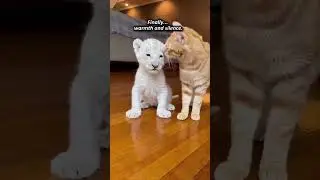A lion cub was expelled from its pack by its own parents, and a man took it into his family.