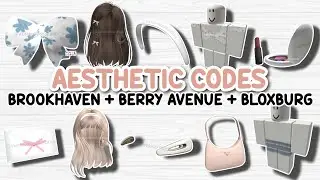 AESTHETIC ACCESSORIES, HAIR & CLOTHES CODES FOR BROOKHAVEN 🏡RP, BERRY AVENUE & BLOXBURG 🌸✨️