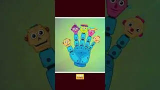 Robôs Dedo Família | Spooky music 