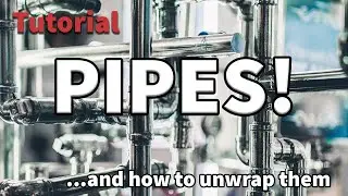 Maya: How to UV unwrap pipes and cables