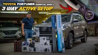 Toyota Fortuner 3-Way Active System 🔊 | Audison Voce, Forza DSP, Genom Projectors & Android Upgrade