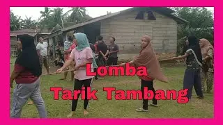 Lomba Tarik Tambang ibuk2 di kampung